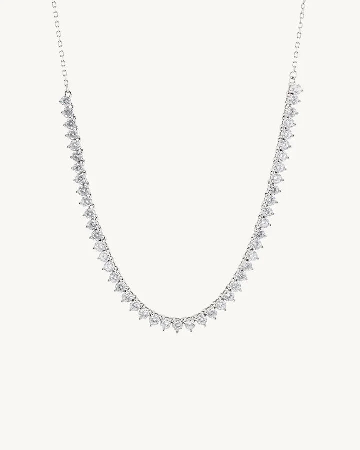 Opal Cascade Necklace in 92.5 Silver