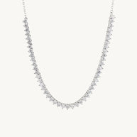 Opal Cascade Necklace in 92.5 Silver