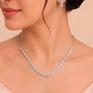 Opal Cascade Necklace in 92.5 Silver