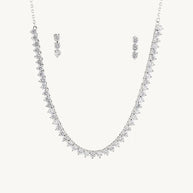 Opal Cascade Necklace in 92.5 Silver