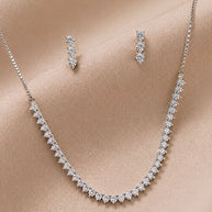 Opal Cascade Necklace in 92.5 Silver