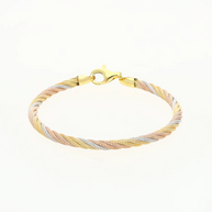 Rose Rope Bracelet in 92.5 Silver