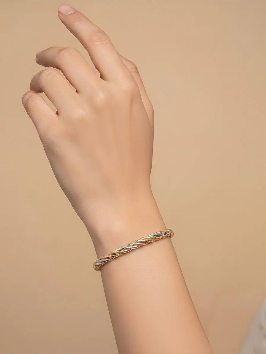 Rose Rope Bracelet in 92.5 Silver