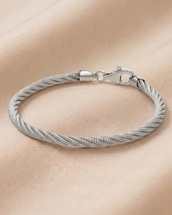 Twisted Luxe Bracelet in 92.5 Silver