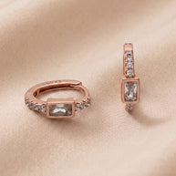 Radiance Hoop Earrings in 92.5 Silver