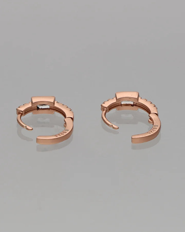 Radiance Hoop Earrings in 92.5 Silver