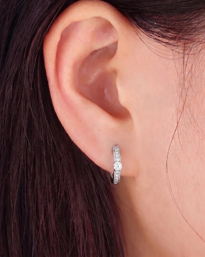 Classic Hoop Earrings in 92.5 Silver