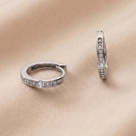 Classic Hoop Earrings in 92.5 Silver