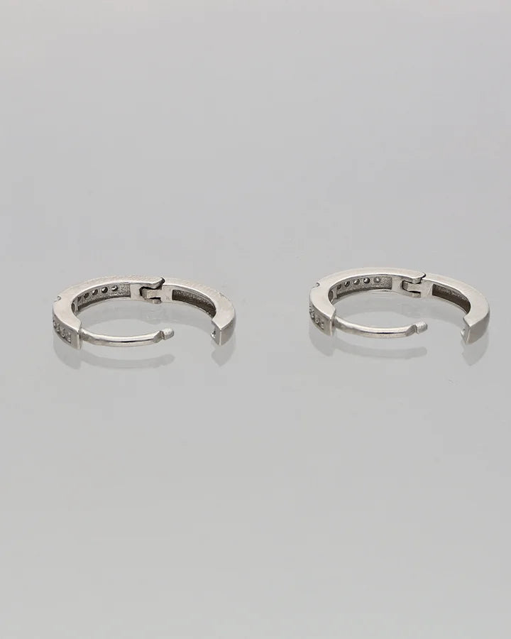 Classic Hoop Earrings in 92.5 Silver