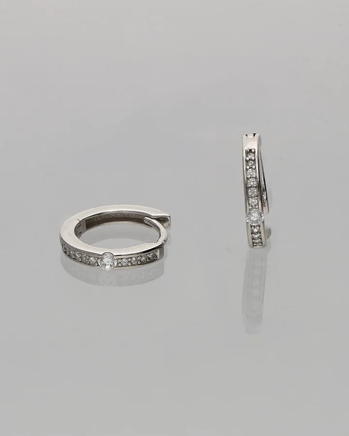 Classic Hoop Earrings in 92.5 Silver