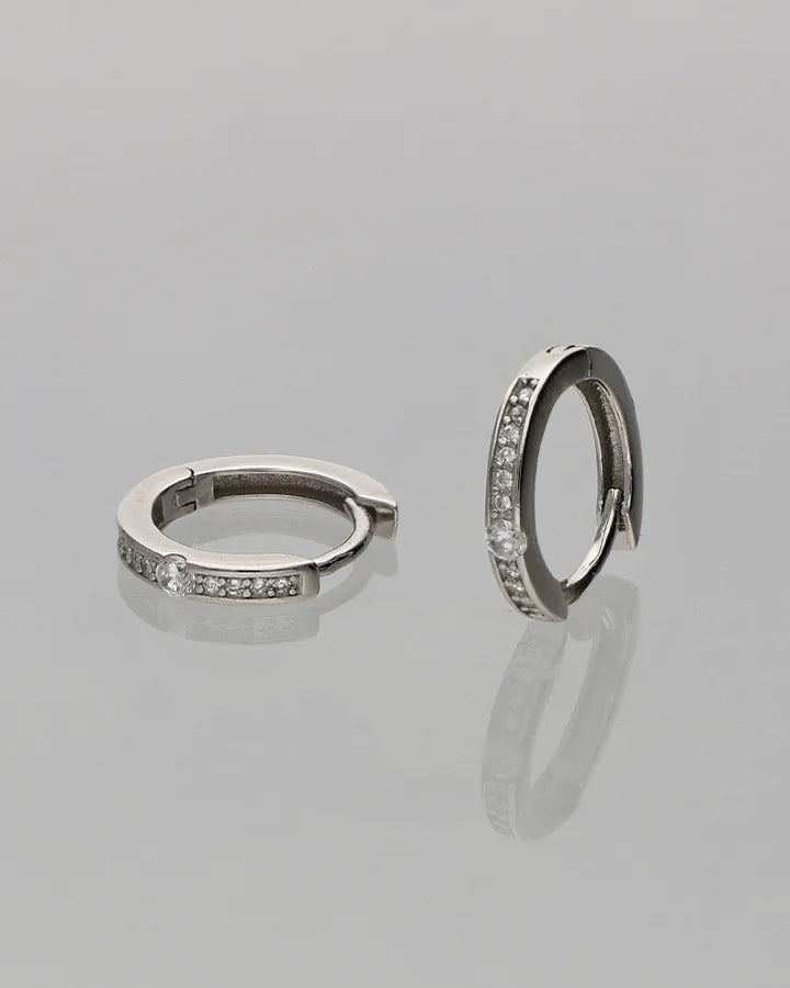 Classic Hoop Earrings in 92.5 Silver