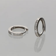 Classic Hoop Earrings in 92.5 Silver