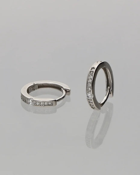 Classic Hoop Earrings in 92.5 Silver
