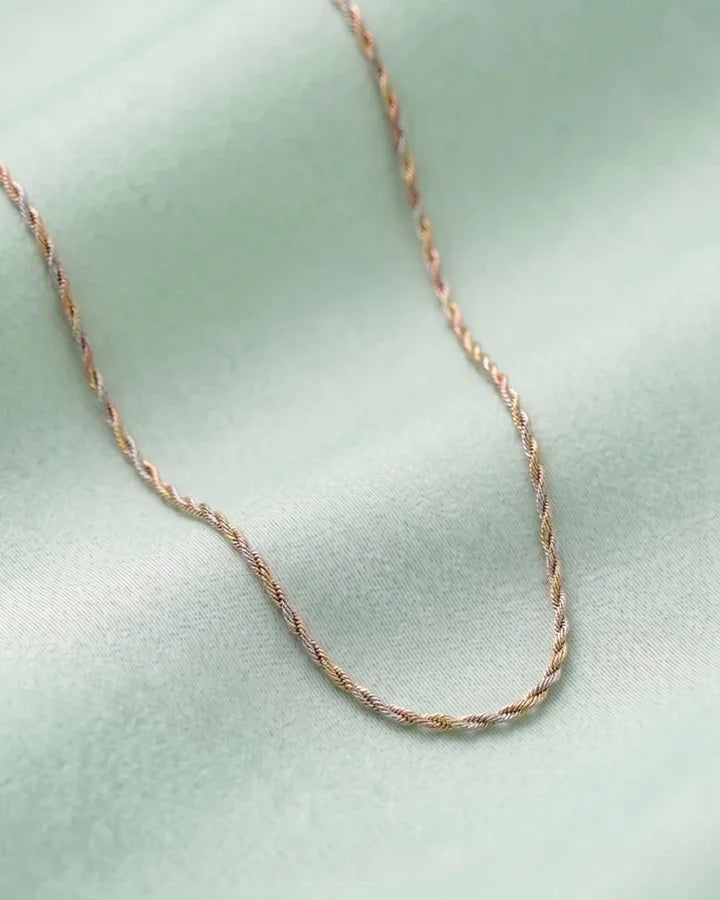 Trinity Rope Chain in 92.5 Silver