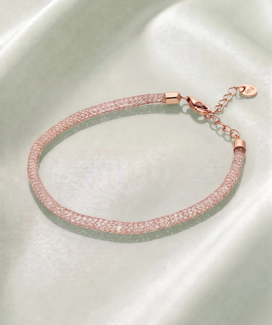 Rose Luxe Bracelet  in 92.5 Silver