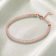 Rose Luxe Bracelet  in 92.5 Silver