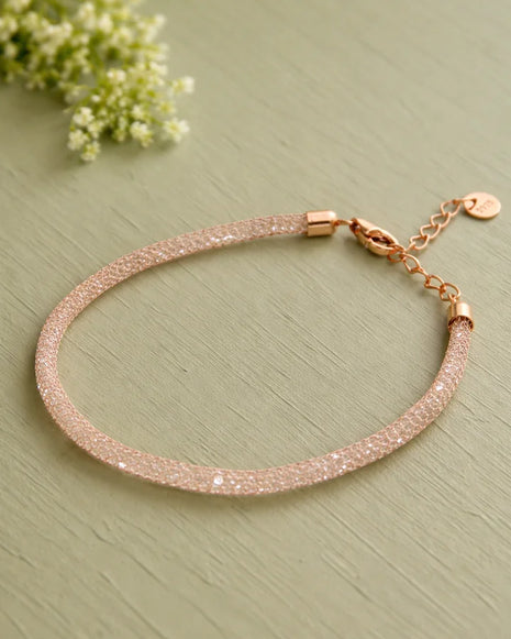 Rose Luxe Bracelet  in 92.5 Silver