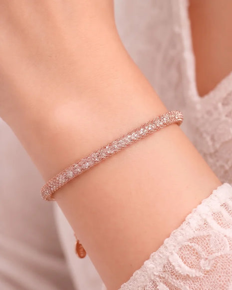 Rose Luxe Bracelet  in 92.5 Silver