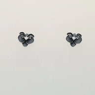 Grey Floral CharmDuo in 92.5 Silver