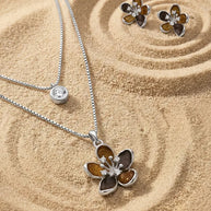 Petal Curve Duo in 92.5 Silver