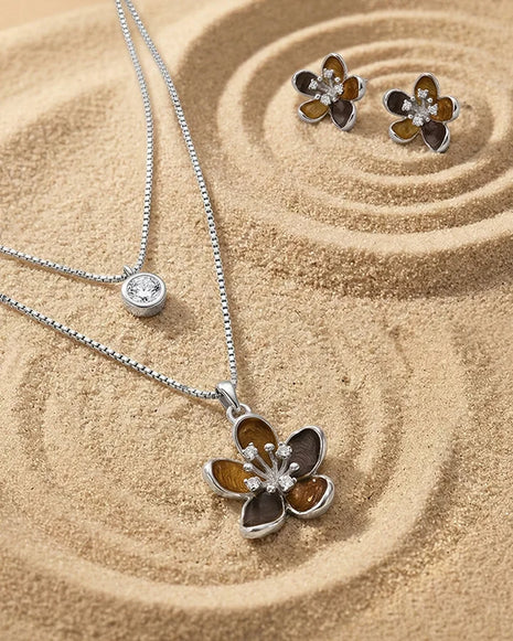 Petal Curve Duo in 92.5 Silver