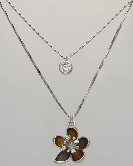 Petal Curve Duo in 92.5 Silver