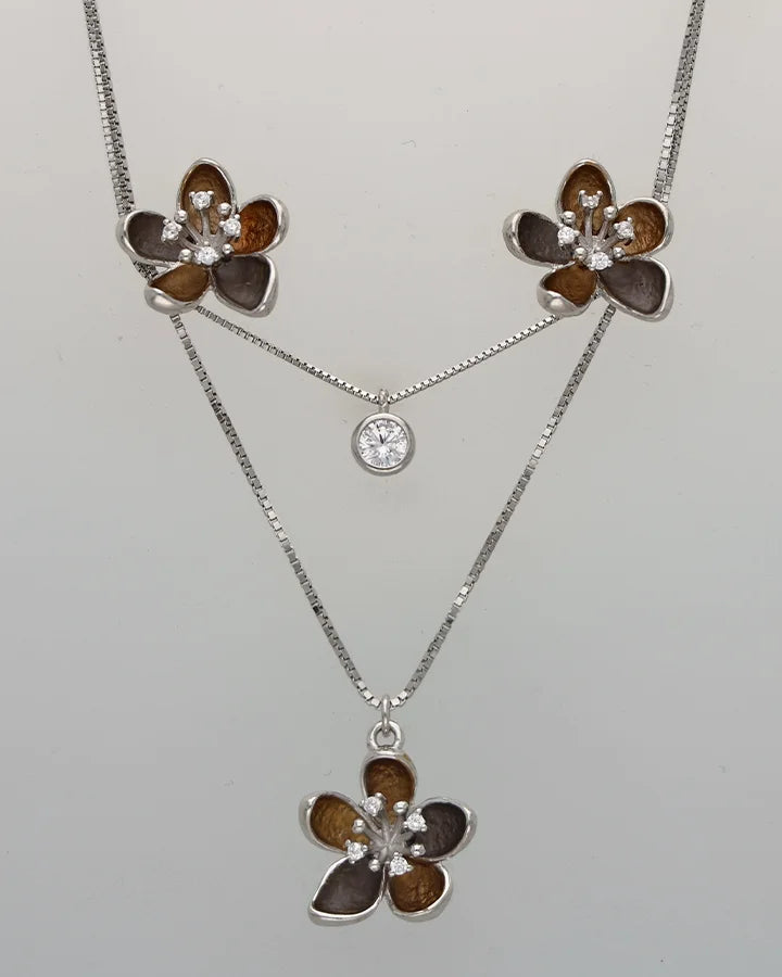 Petal Curve Duo in 92.5 Silver