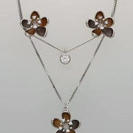 Petal Curve Duo in 92.5 Silver