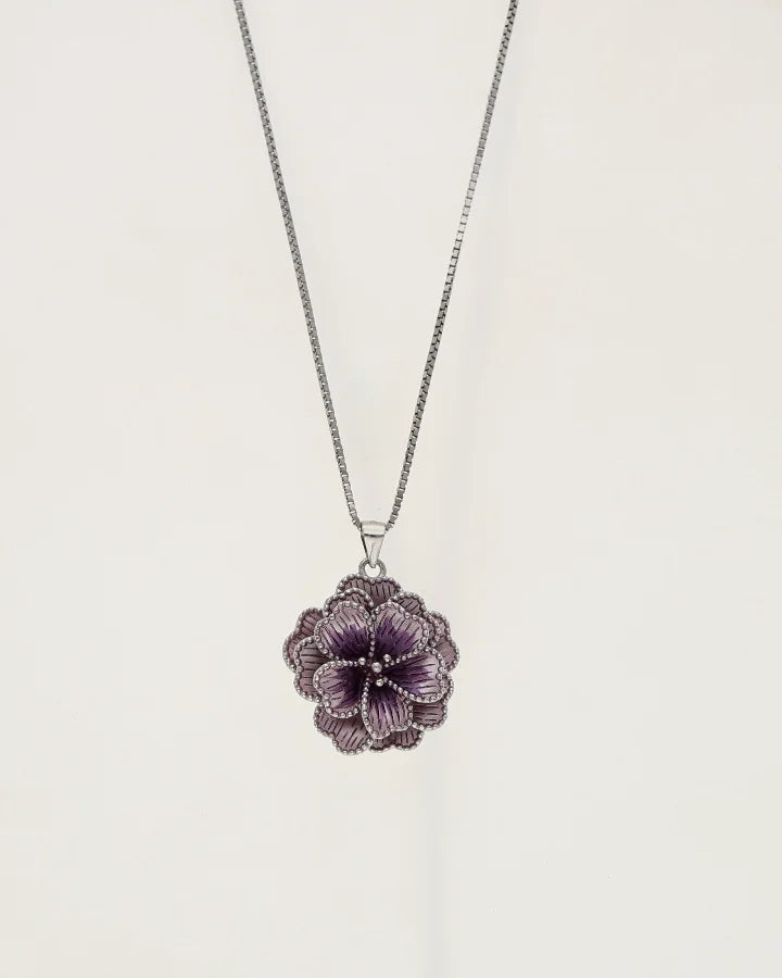 Velvet Rose Charm Duo in 92.5 Silver