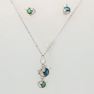 Fish Charm Duo in 92.5 Silver