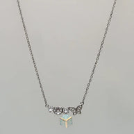Urban Stone Chain  in 92.5 Silver