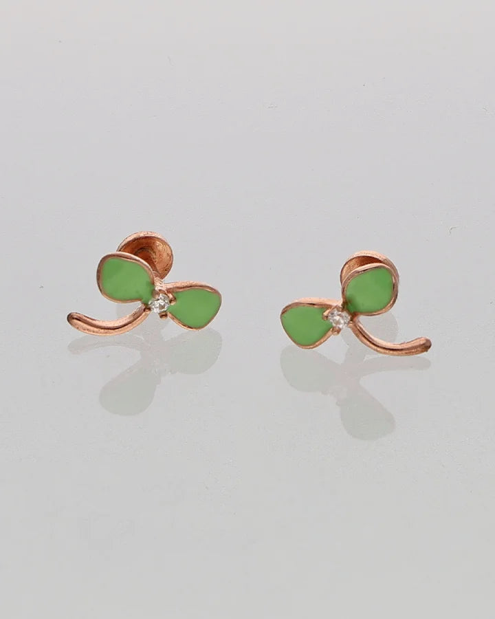 Jade Studs in 92.5 Silver