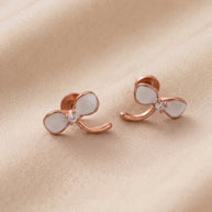 Blush Spark Studs in 92.5 Silver