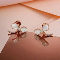 Blush Spark Studs in 92.5 Silver