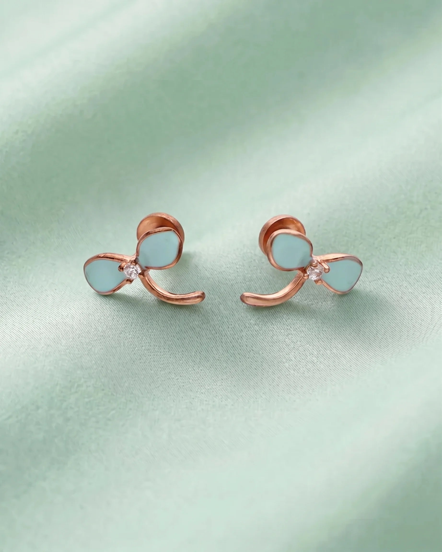 Mist Studs in 92.5 Silver