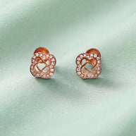 Flora Rose Studs in 92.5 Silver