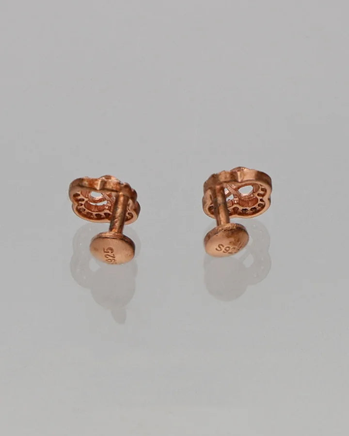 Flora Rose Studs in 92.5 Silver