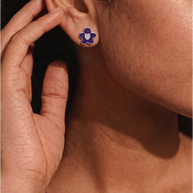 Starlit Studs in 92.5 Silver
