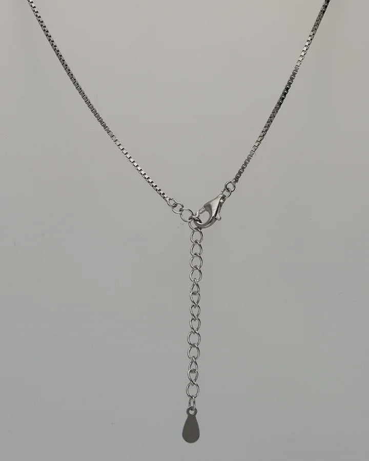 Pink Crysrtal Chain  in 92.5 Silver