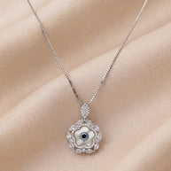 Mystic Eye Chain  in 92.5 Silver
