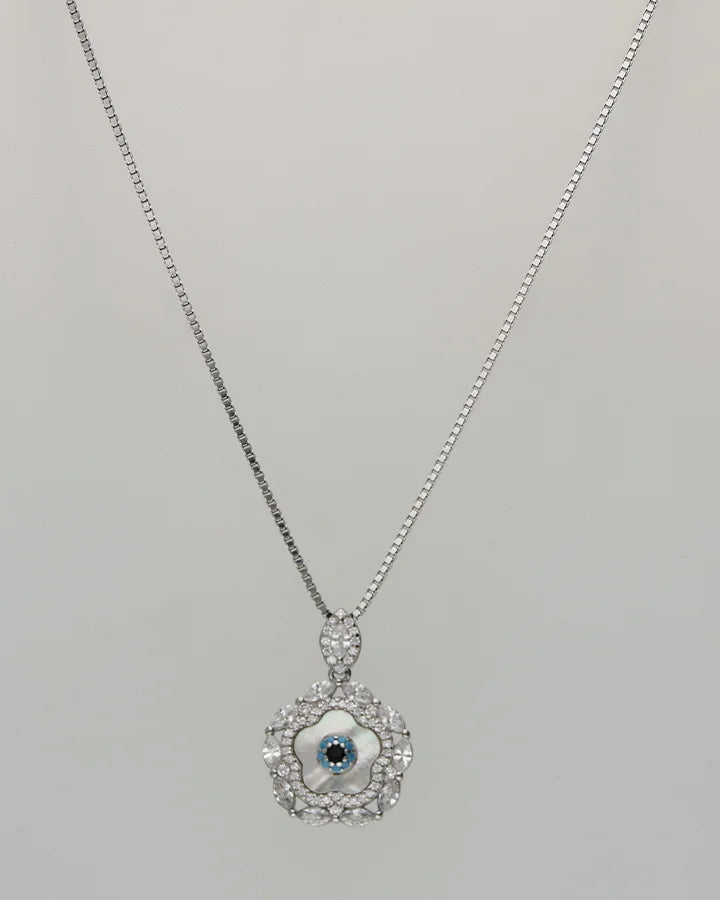 Mystic Eye Chain  in 92.5 Silver