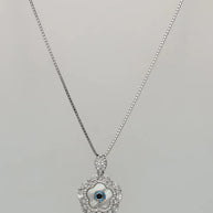 Mystic Eye Chain  in 92.5 Silver