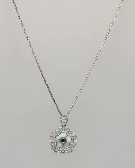 Mystic Eye Chain  in 92.5 Silver