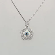 Mystic Eye Chain  in 92.5 Silver