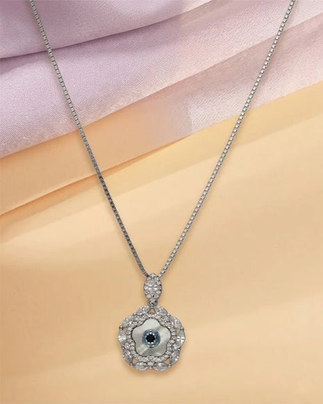 Mystic Eye Chain  in 92.5 Silver