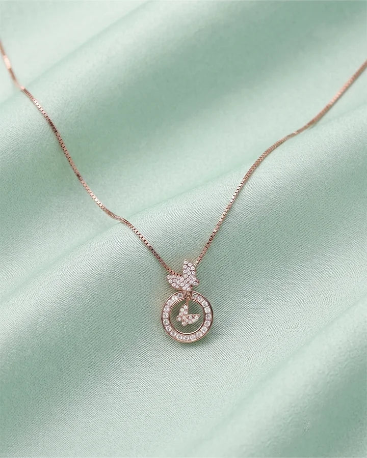 Petal Wings Chain  in 92.5 Silver