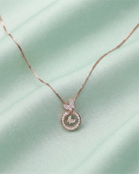 Petal Wings Chain  in 92.5 Silver