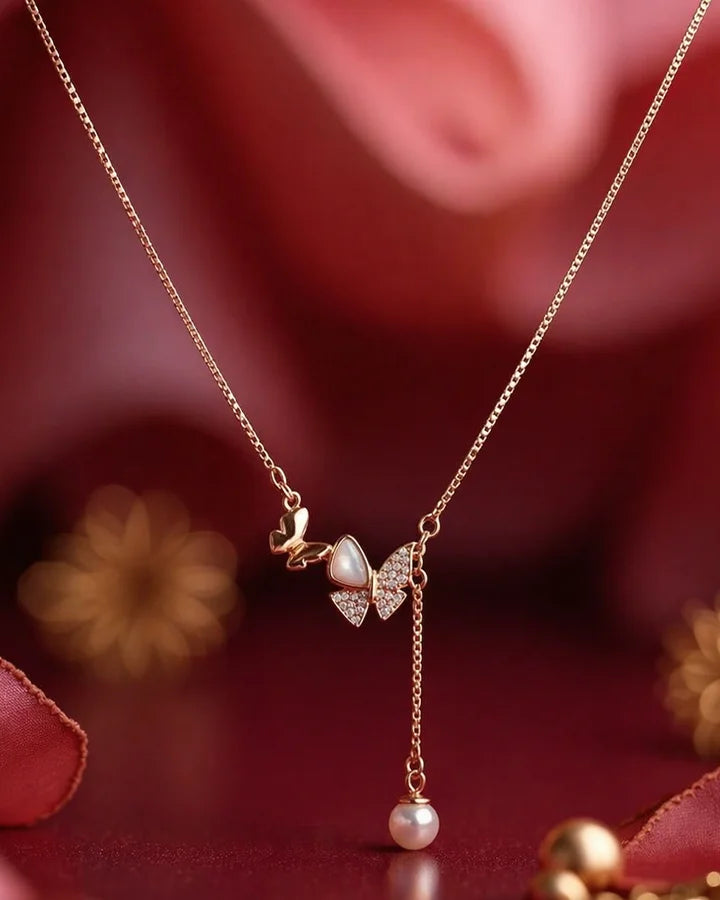 Whisper Wings Chain  in 92.5 Silver