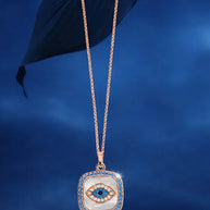 Guardian Eye Chain  in 92.5 Silver