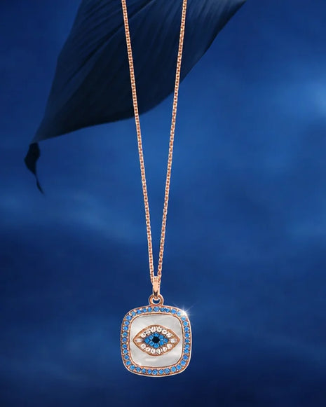 Guardian Eye Chain  in 92.5 Silver